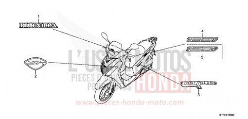 MARQUE/RAYURE SH125B de 2011